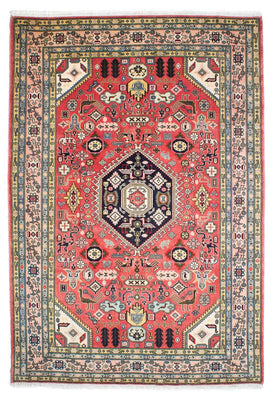 Alfombra persa - Nain - 241 x 168 cm - rojo claro