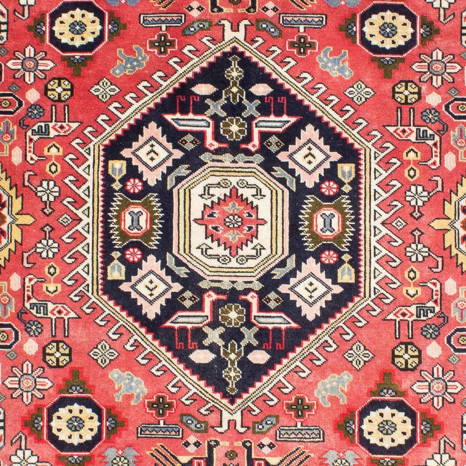 Alfombra persa - Nain - 241 x 168 cm - rojo claro