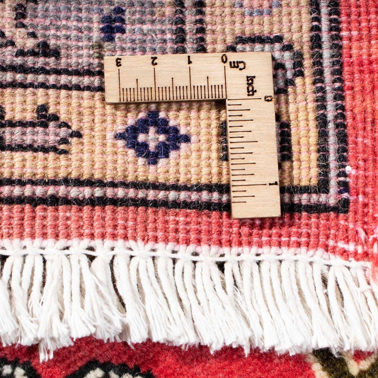 Alfombra persa - Nain - 241 x 168 cm - rojo claro