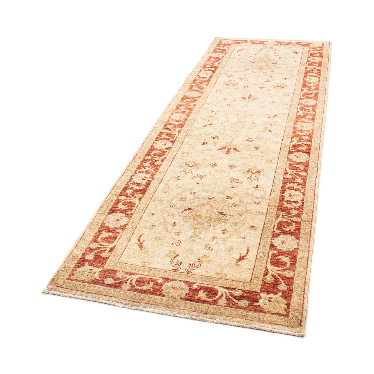 Alfombra de pasillo Alfombra Ziegler - 258 x 85 cm - beige