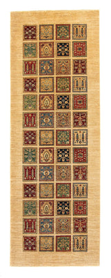 Alfombra de pasillo Alfombra persa - Nómada - 360 x 129 cm - beige