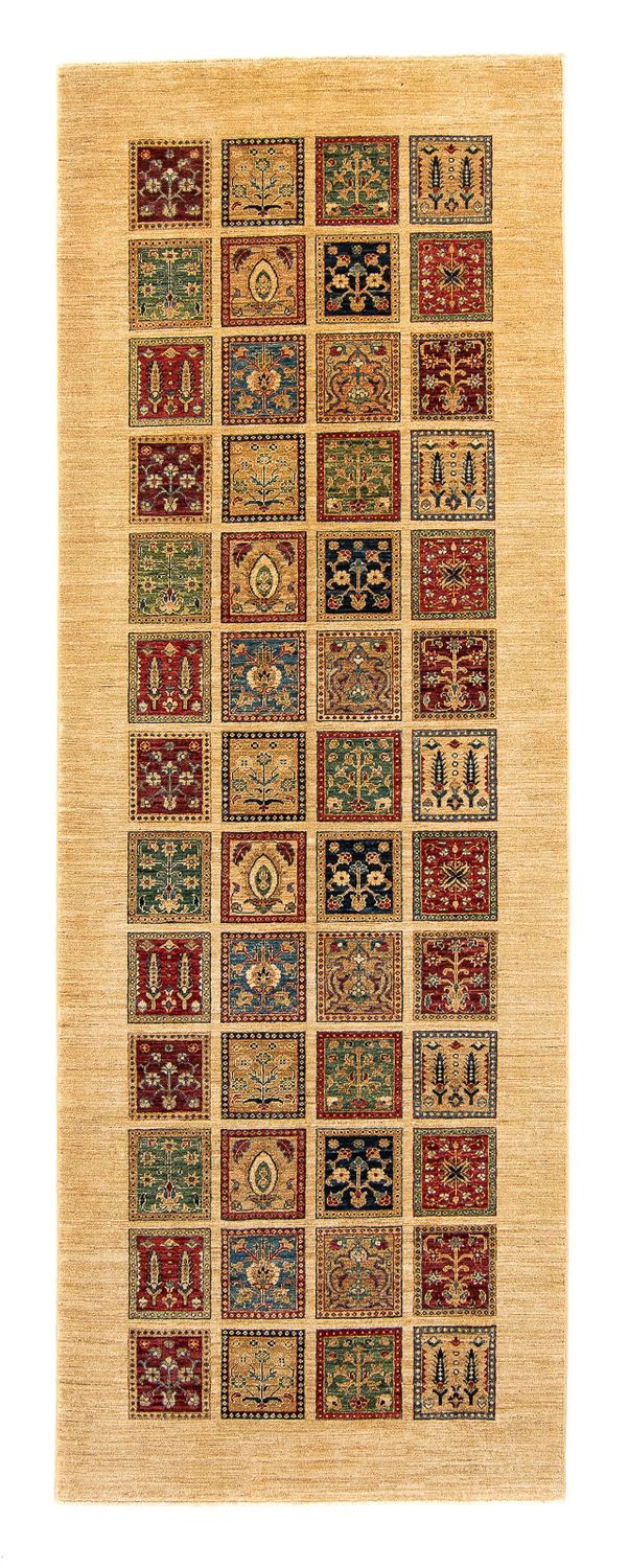 Alfombra de pasillo Alfombra persa - Nómada - 360 x 129 cm - beige