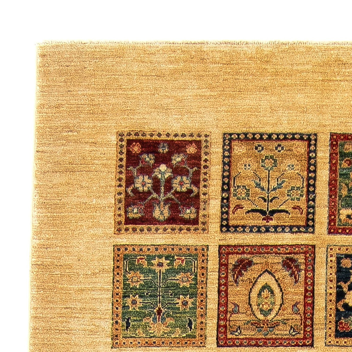 Alfombra de pasillo Alfombra persa - Nómada - 360 x 129 cm - beige