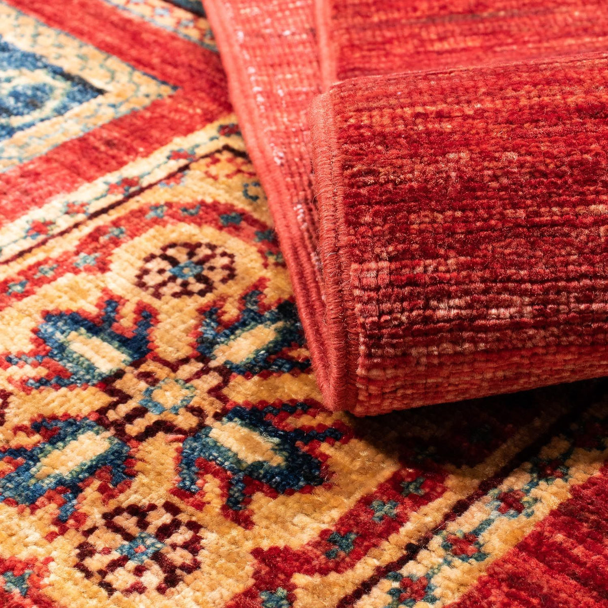 Alfombra Ziegler - 244 x 155 cm - rojo oscuro