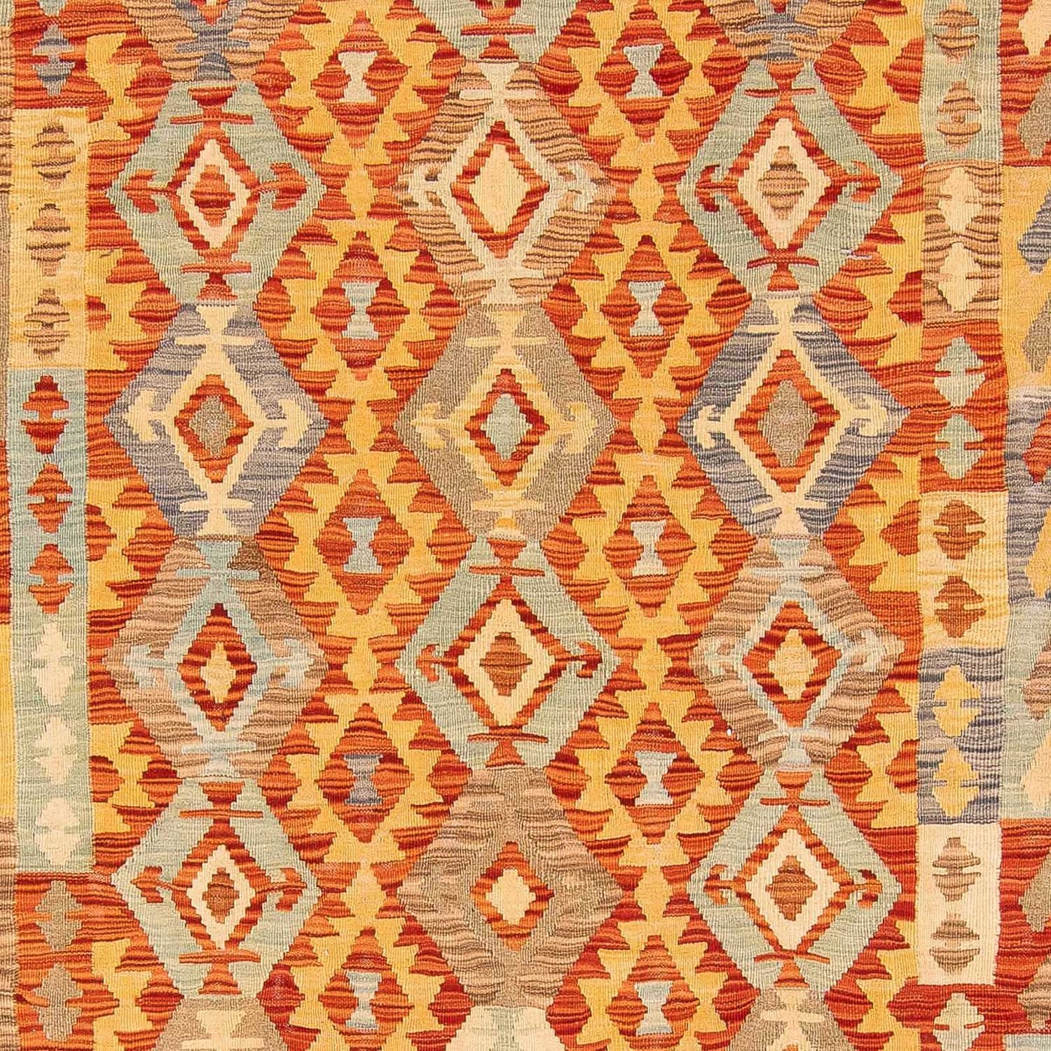 Alfombra Kelim - Splash - 311 x 210 cm - multicolor