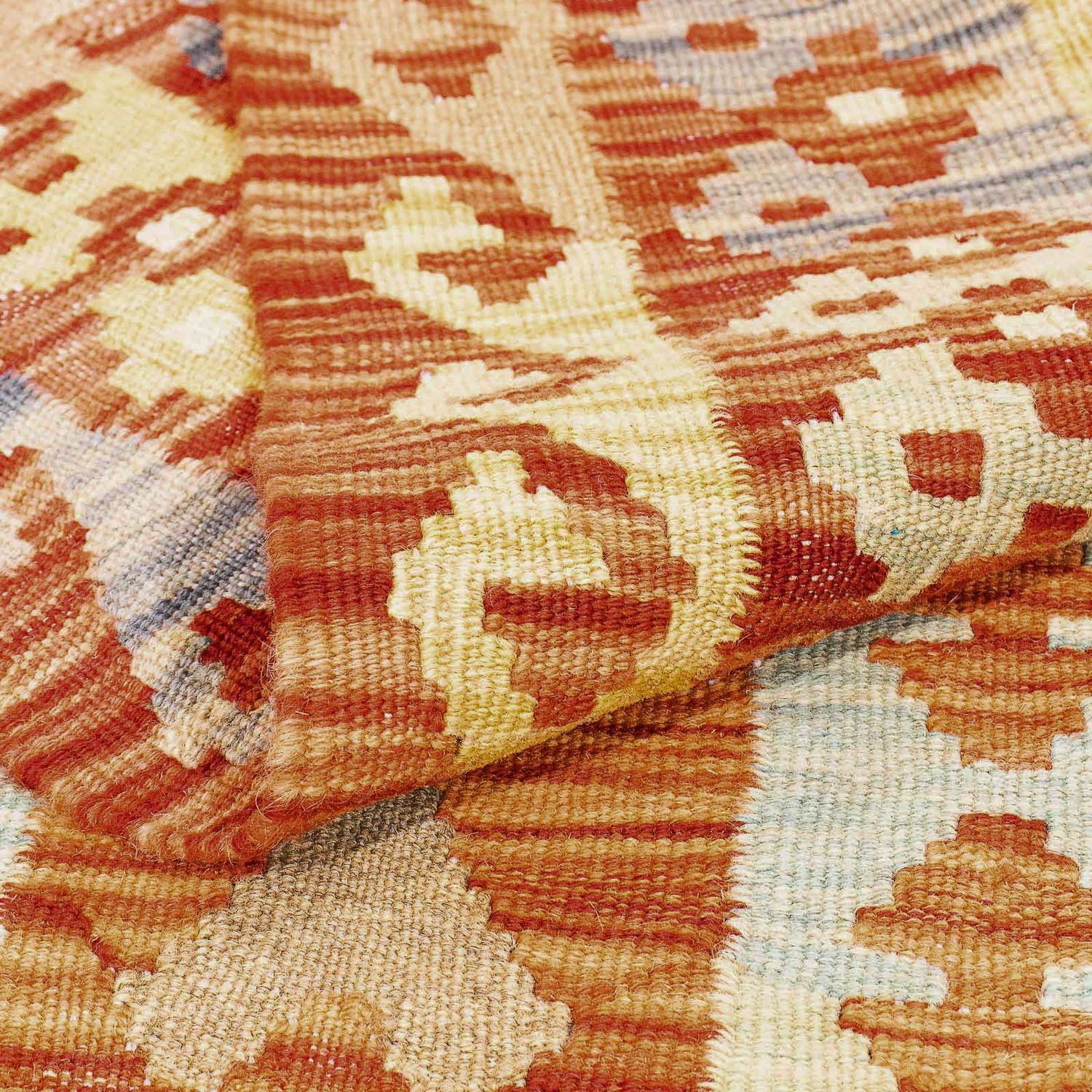 Alfombra Kelim - Splash - 311 x 210 cm - multicolor