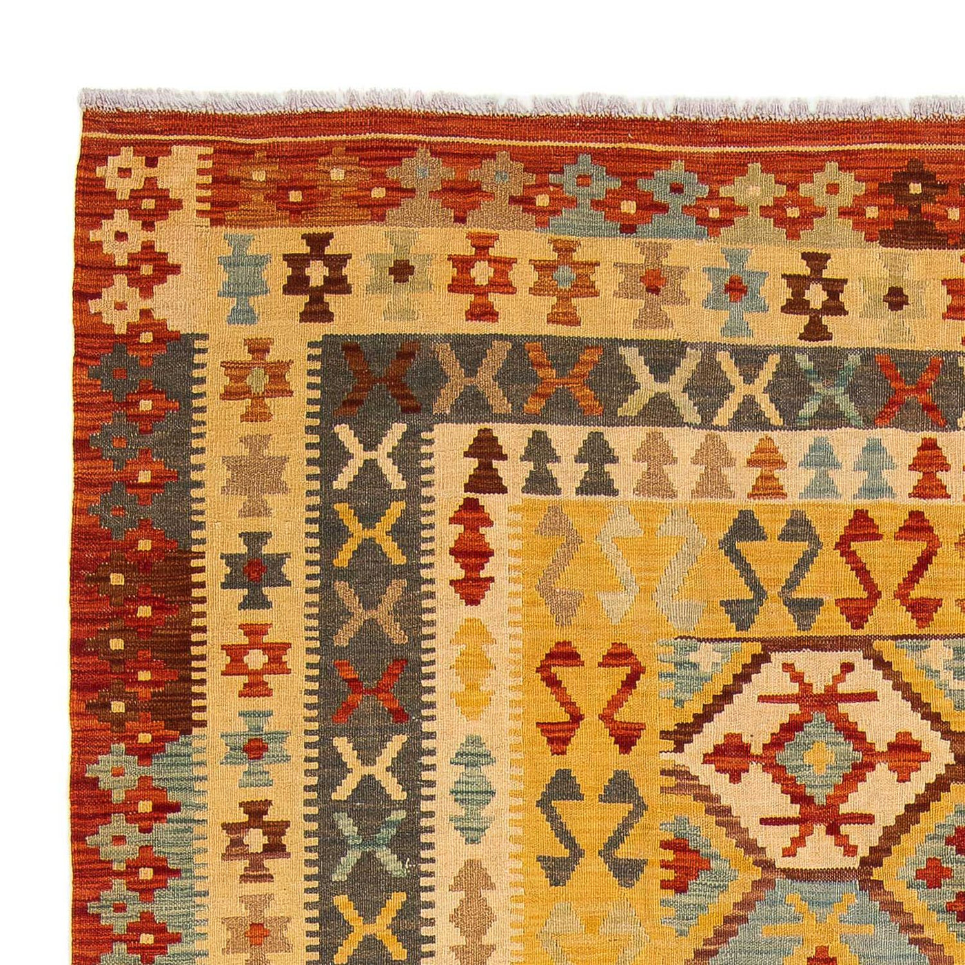 Kilim Maimana Alfombra 296x200cm - Alfombra de lana
