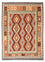 Alfombra Kelim - Oriental - 198 x 152 cm - rojo