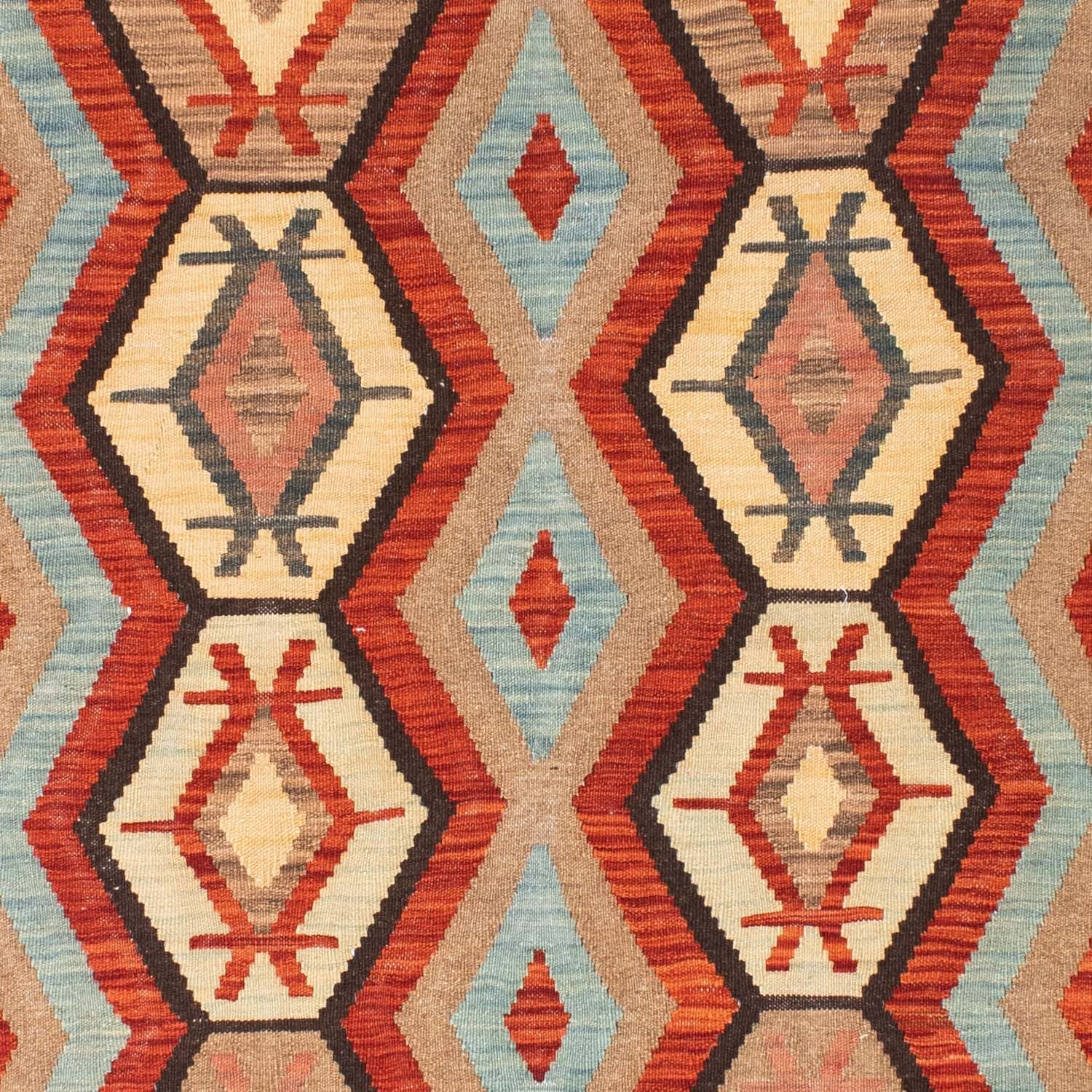Alfombra Kelim - Oriental - 198 x 152 cm - rojo