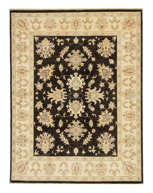 Alfombra Ziegler - 194 x 149 cm - gris oscuro