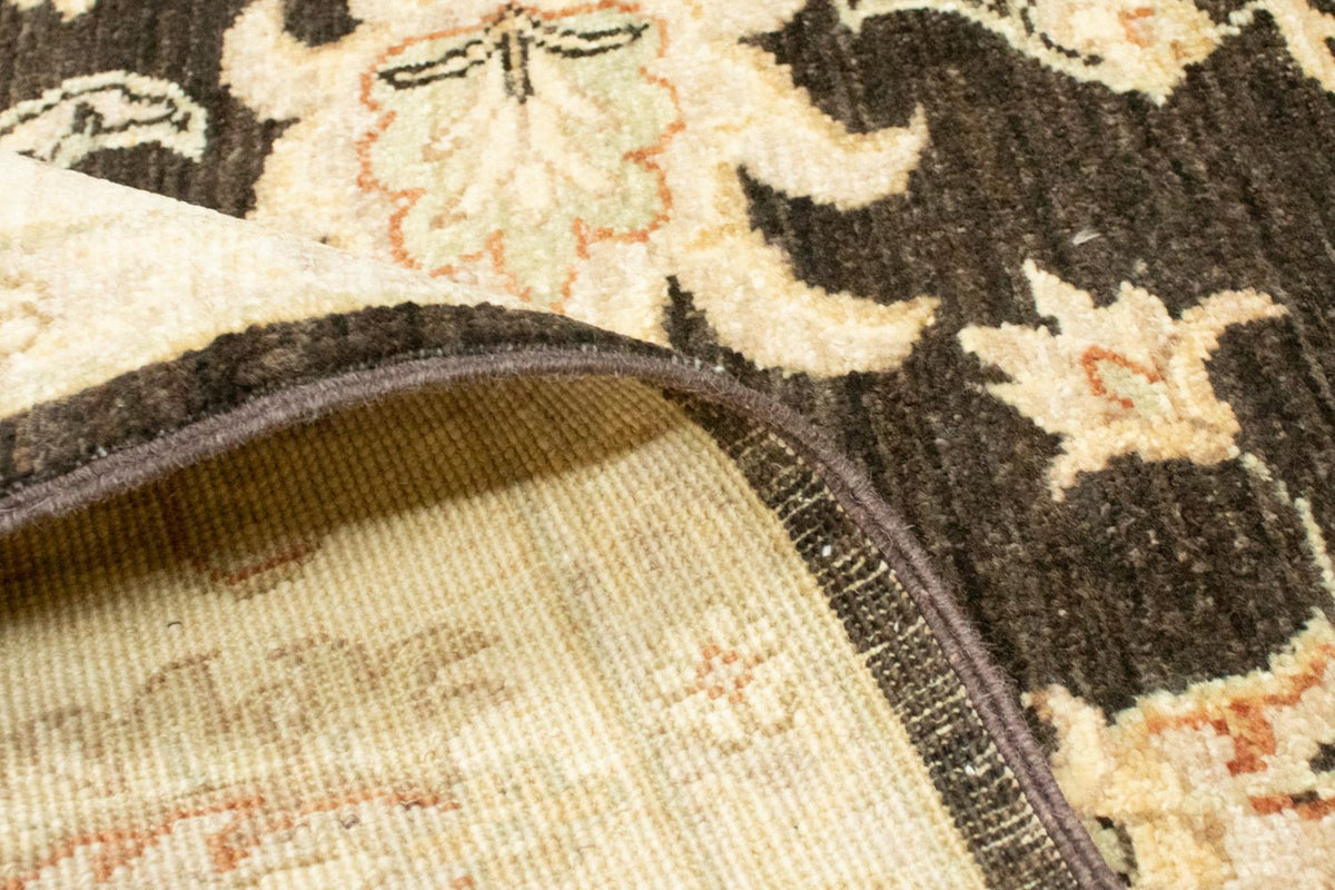 Alfombra Ziegler - 194 x 149 cm - gris oscuro