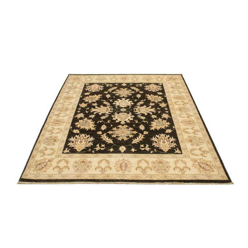 Alfombra Ziegler - 194 x 149 cm - gris oscuro