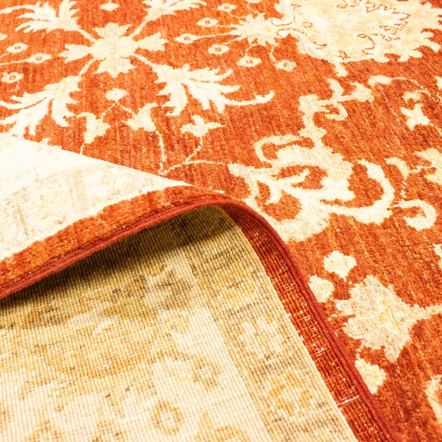 Alfombra Ziegler - 251 x 198 cm - rojo oscuro