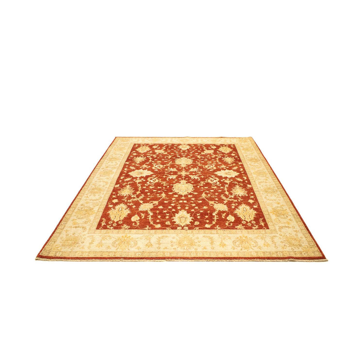 Alfombra Ziegler - 251 x 198 cm - rojo oscuro