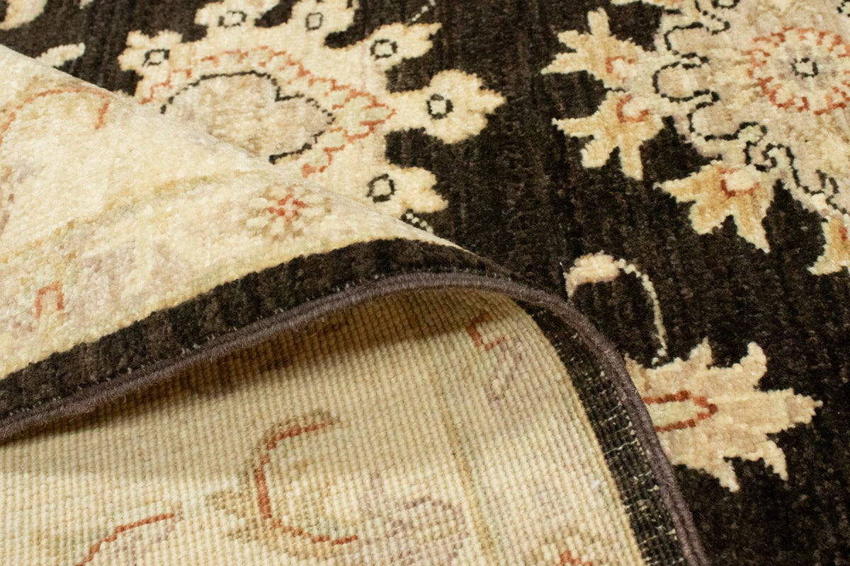 Alfombra Ziegler - 200 x 144 cm - gris oscuro