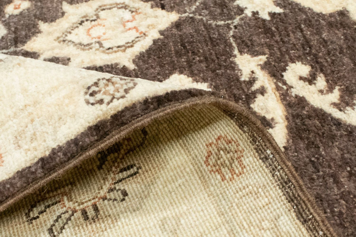 Alfombra Ziegler - 185 x 148 cm - marrón oscuro