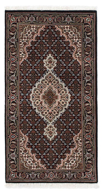 Alfombra persa - Tabriz - 140 x 73 cm - azul oscuro