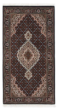 Alfombra persa - Tabriz - 140 x 73 cm - azul oscuro