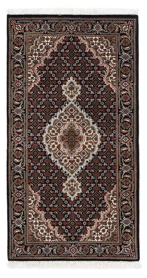 Alfombra persa - Tabriz - 140 x 73 cm - azul oscuro