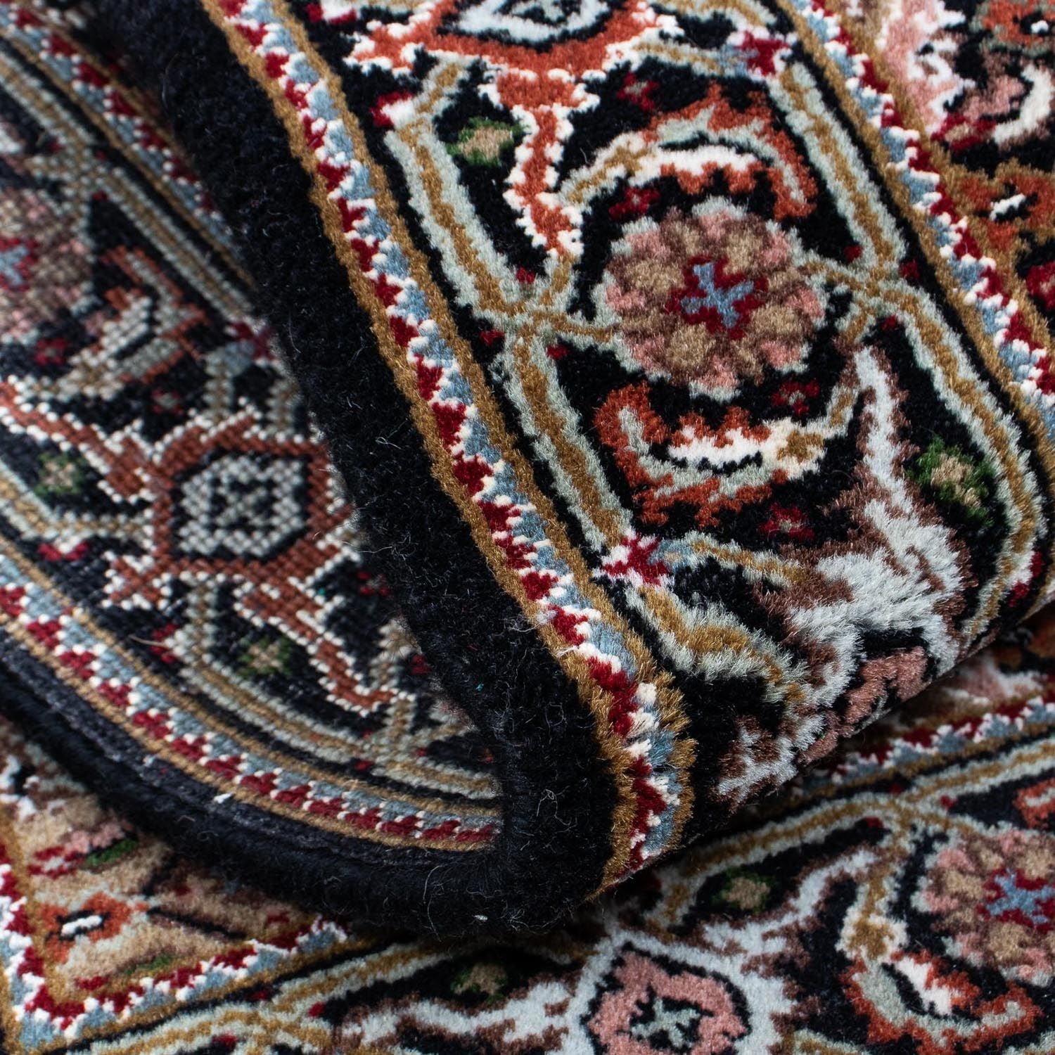 Alfombra persa - Tabriz - 140 x 73 cm - azul oscuro