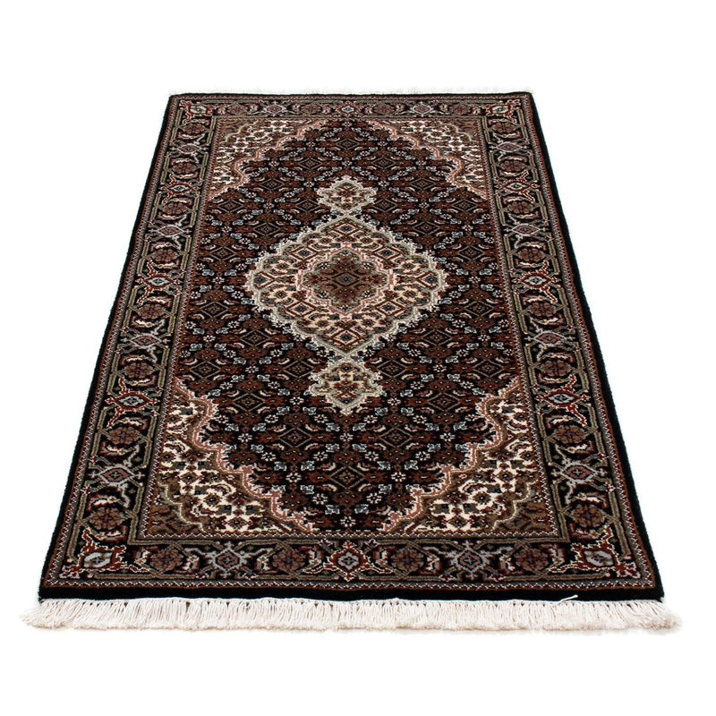 Alfombra persa - Tabriz - 140 x 73 cm - azul oscuro