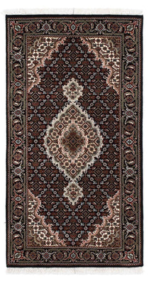 Alfombra persa - Tabriz - 141 x 73 cm - azul oscuro