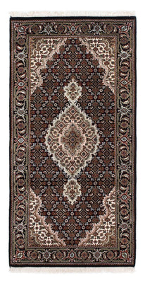 Alfombra persa - Tabriz - 140 x 72 cm - azul oscuro