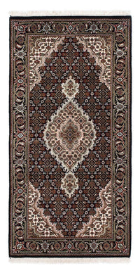 Alfombra persa - Tabriz - 140 x 72 cm - azul oscuro