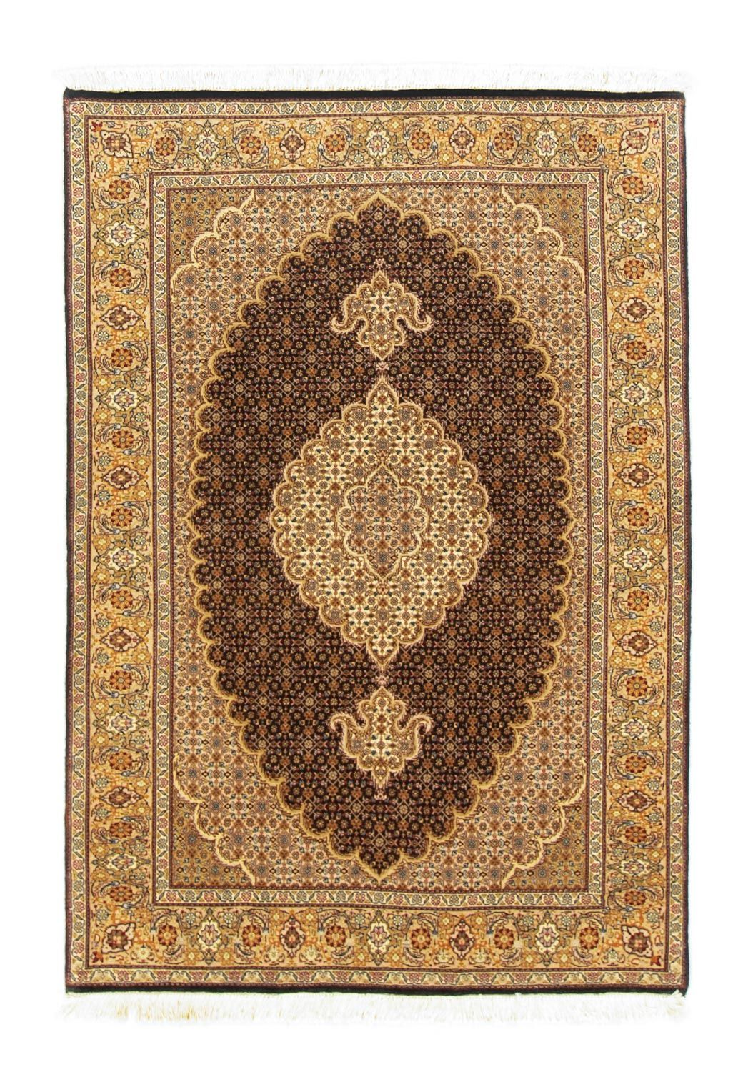 Alfombra persa - Clásica - 148 x 103 cm - negro
