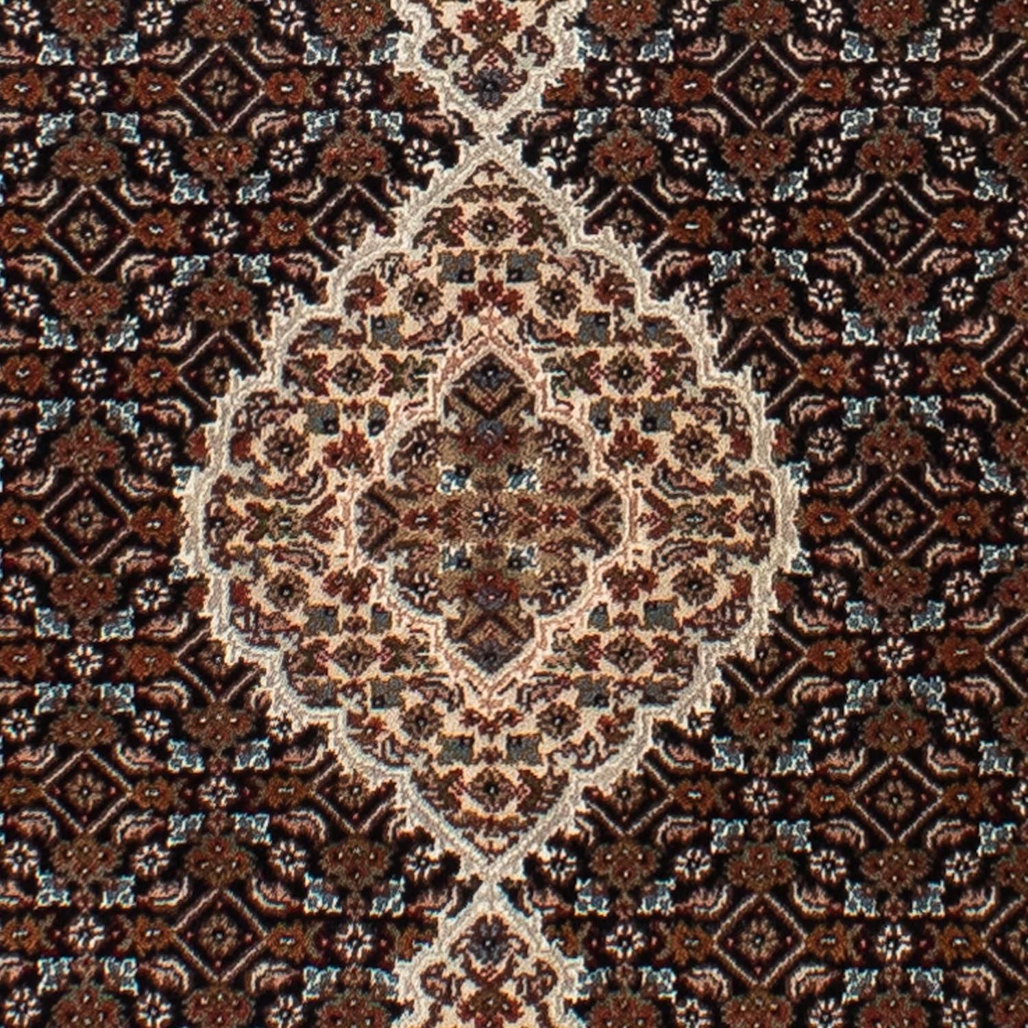 Alfombra de pasillo Alfombra persa - Tabriz - 251 x 82 cm - azul oscuro
