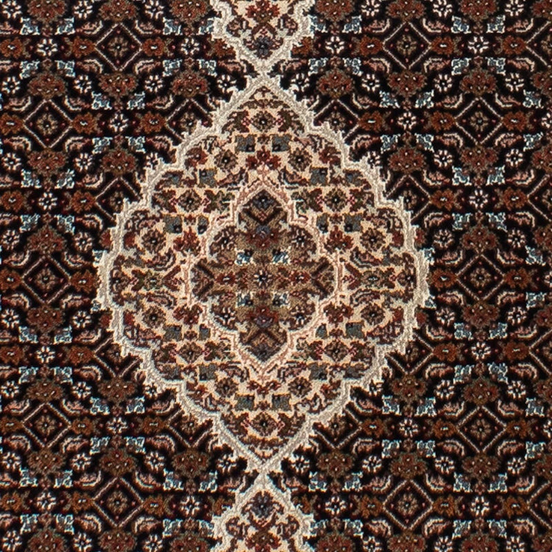 Alfombra de pasillo Alfombra persa - Tabriz - 251 x 82 cm - azul oscuro