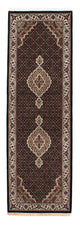 Tabriz Alfombra 80x254cm - Alfombra persa - azul oscuro