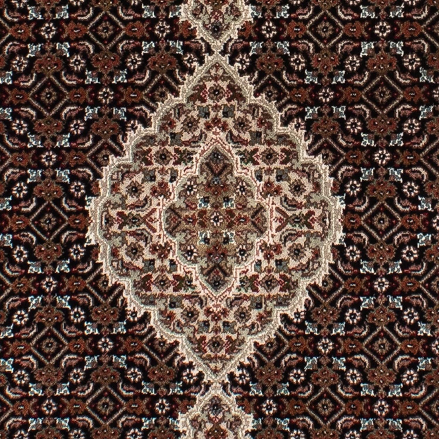 Alfombra de pasillo Alfombra persa - Tabriz - 254 x 80 cm - azul oscuro