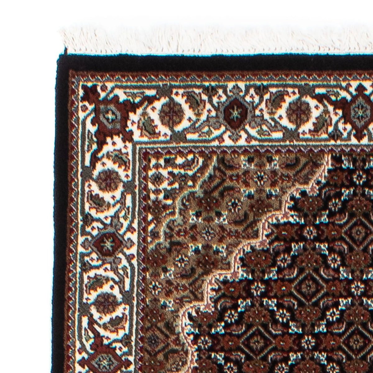 Tabriz Alfombra 80x254cm - Alfombra persa - azul oscuro