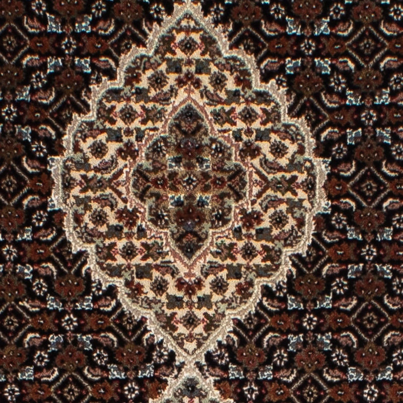 Alfombra de pasillo Alfombra persa - Tabriz - 393 x 83 cm - azul oscuro