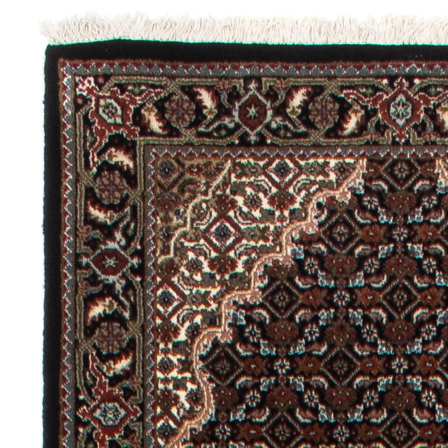 Alfombra de pasillo Alfombra persa - Tabriz - 393 x 83 cm - azul oscuro