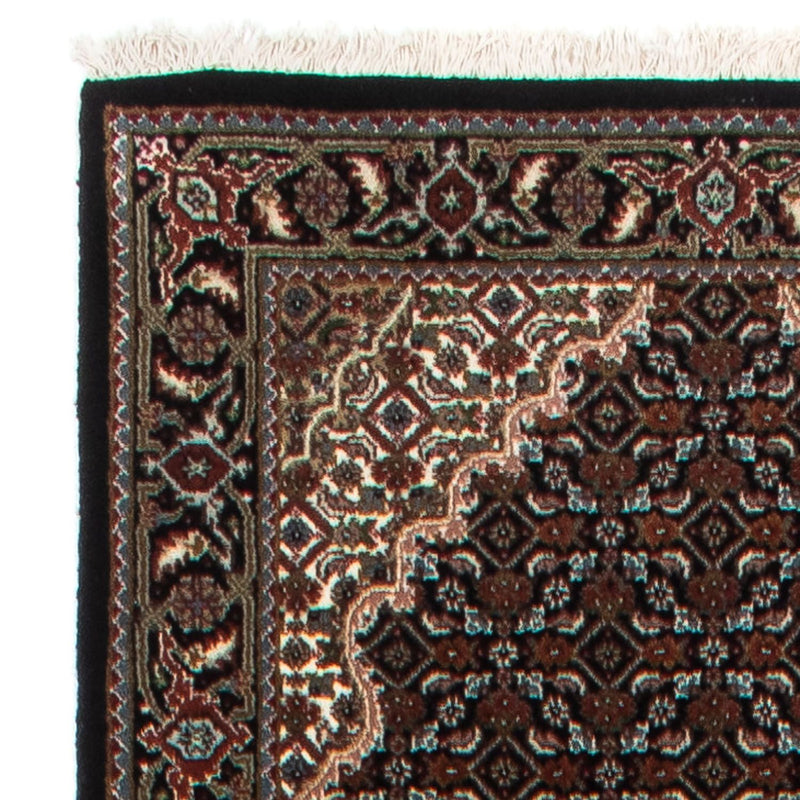 Alfombra de pasillo Alfombra persa - Tabriz - 393 x 83 cm - azul oscuro