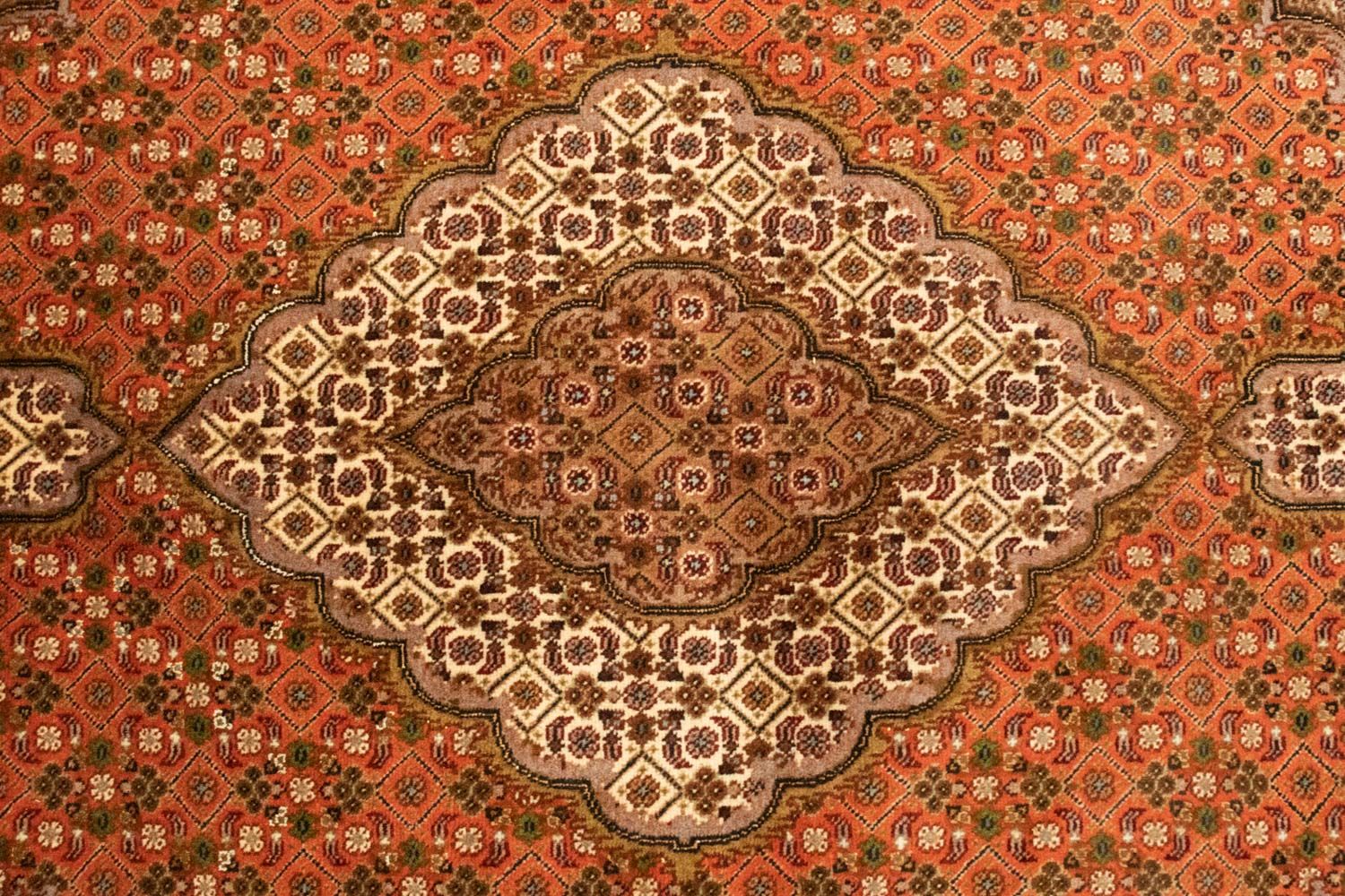 Alfombra persa - Tabriz - 205 x 145 cm - óxido
