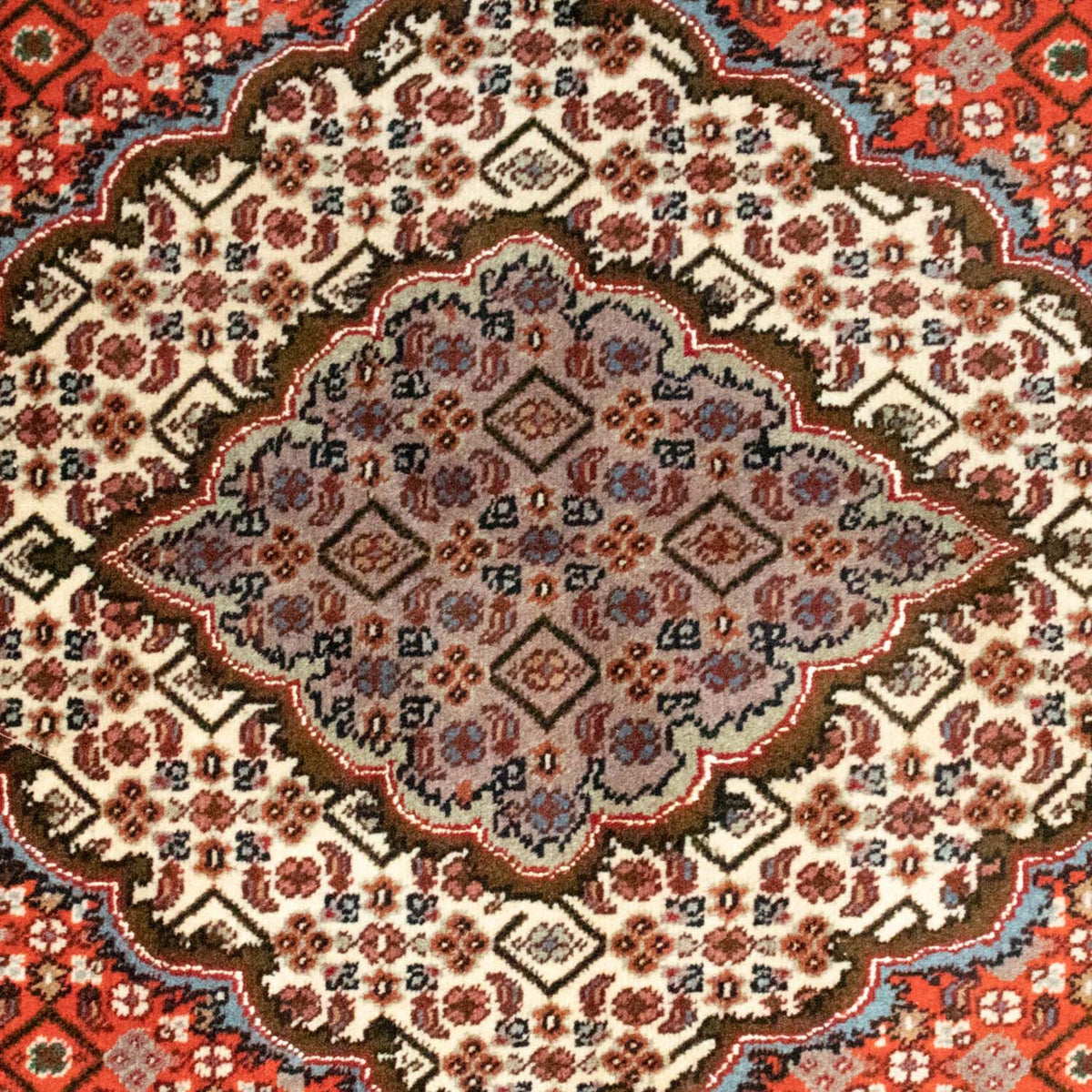 Alfombra persa - Tabriz - 205 x 145 cm - óxido