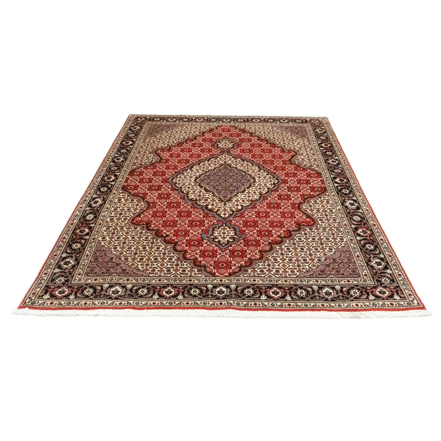 Alfombra persa - Tabriz - 205 x 145 cm - óxido