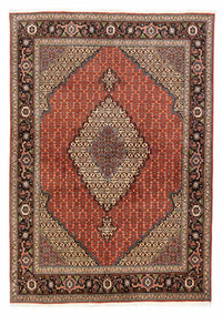 Alfombra persa - Tabriz - 208 x 146 cm - rojo claro
