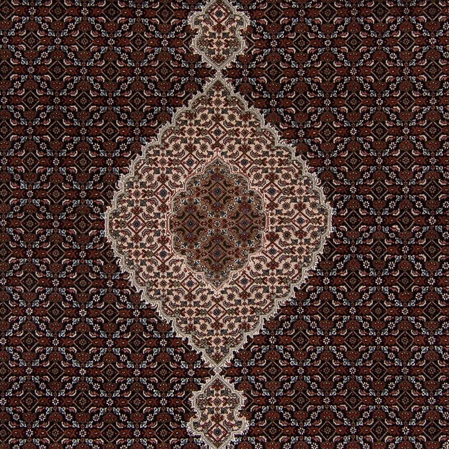 Alfombra persa - Tabriz - 253 x 203 cm - azul oscuro