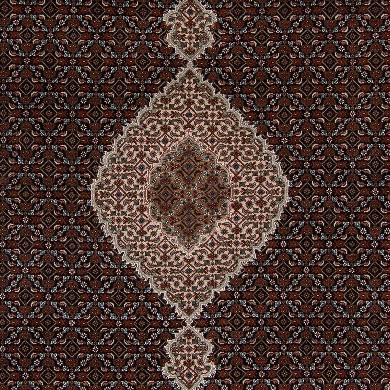 Alfombra persa - Tabriz - 253 x 203 cm - azul oscuro