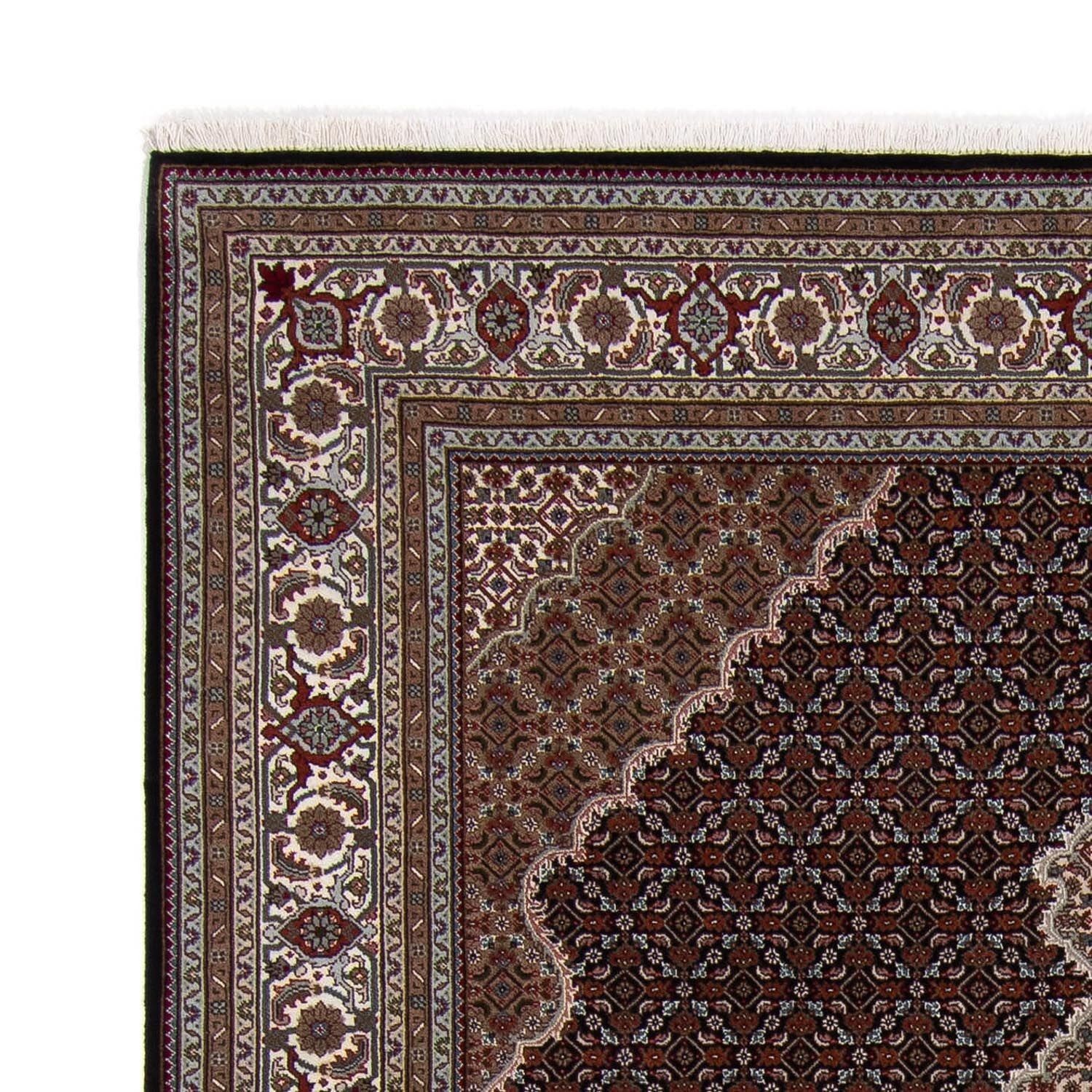 Alfombra persa - Tabriz - 253 x 203 cm - azul oscuro