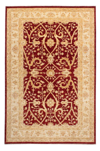 Alfombra Ziegler - 247 x 172 cm - rojo oscuro