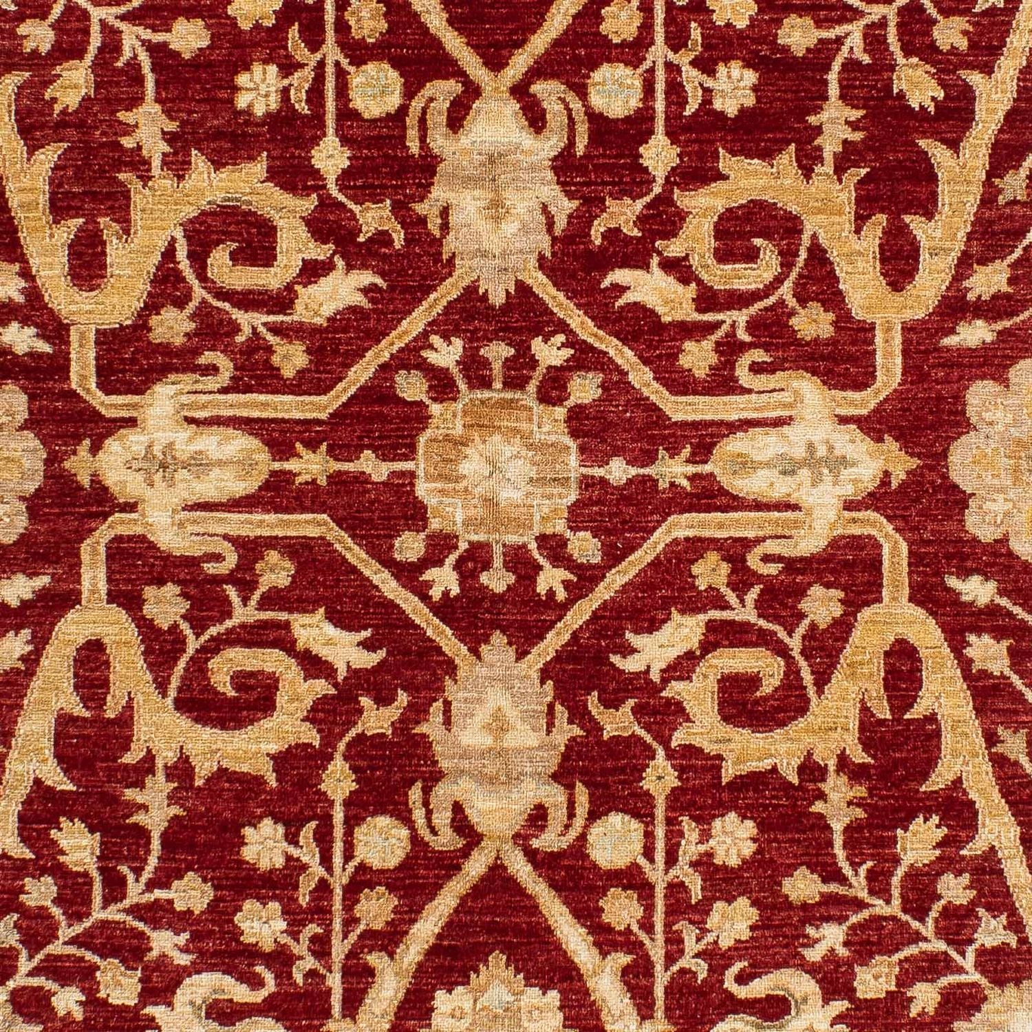 Alfombra Ziegler - 247 x 172 cm - rojo oscuro