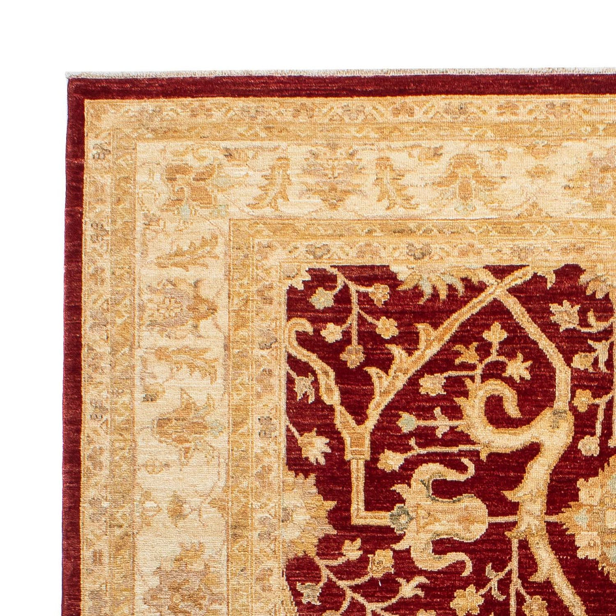 Alfombra Ziegler - 247 x 172 cm - rojo oscuro