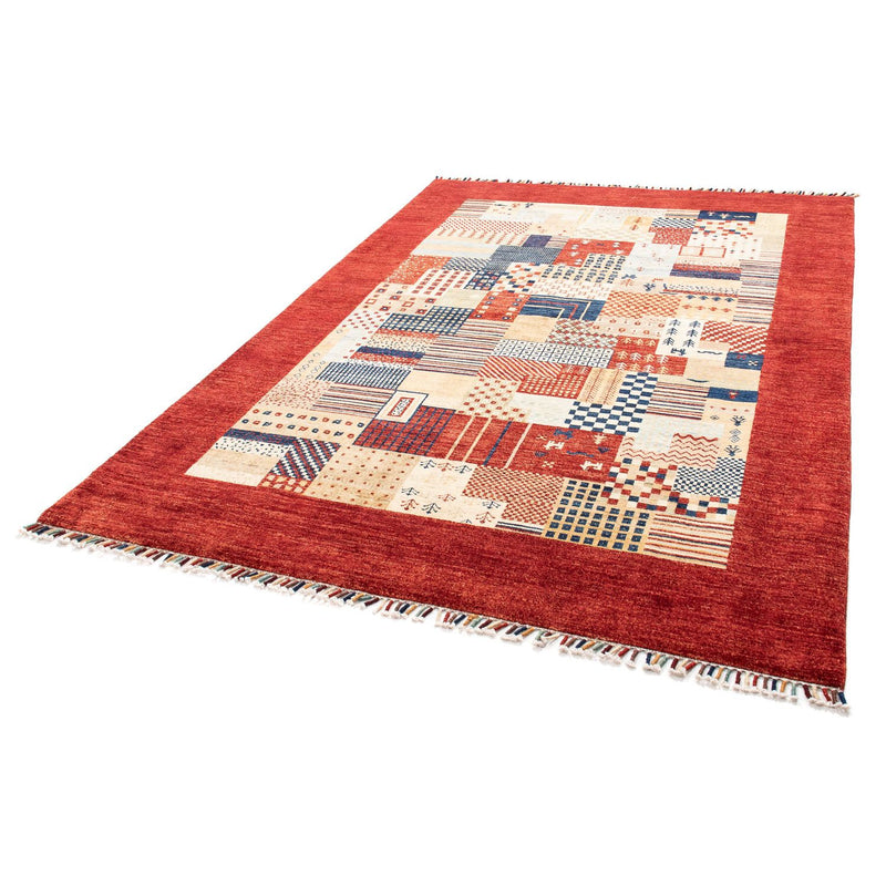 Alfombra Ziegler - 237 x 173 cm - rojo oscuro