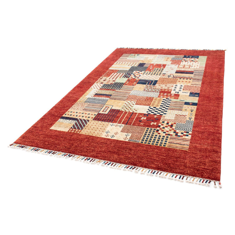 Alfombra Ziegler - 243 x 171 cm - rojo oscuro