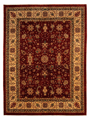 Alfombra Ziegler - 392 x 308 cm - rojo oscuro